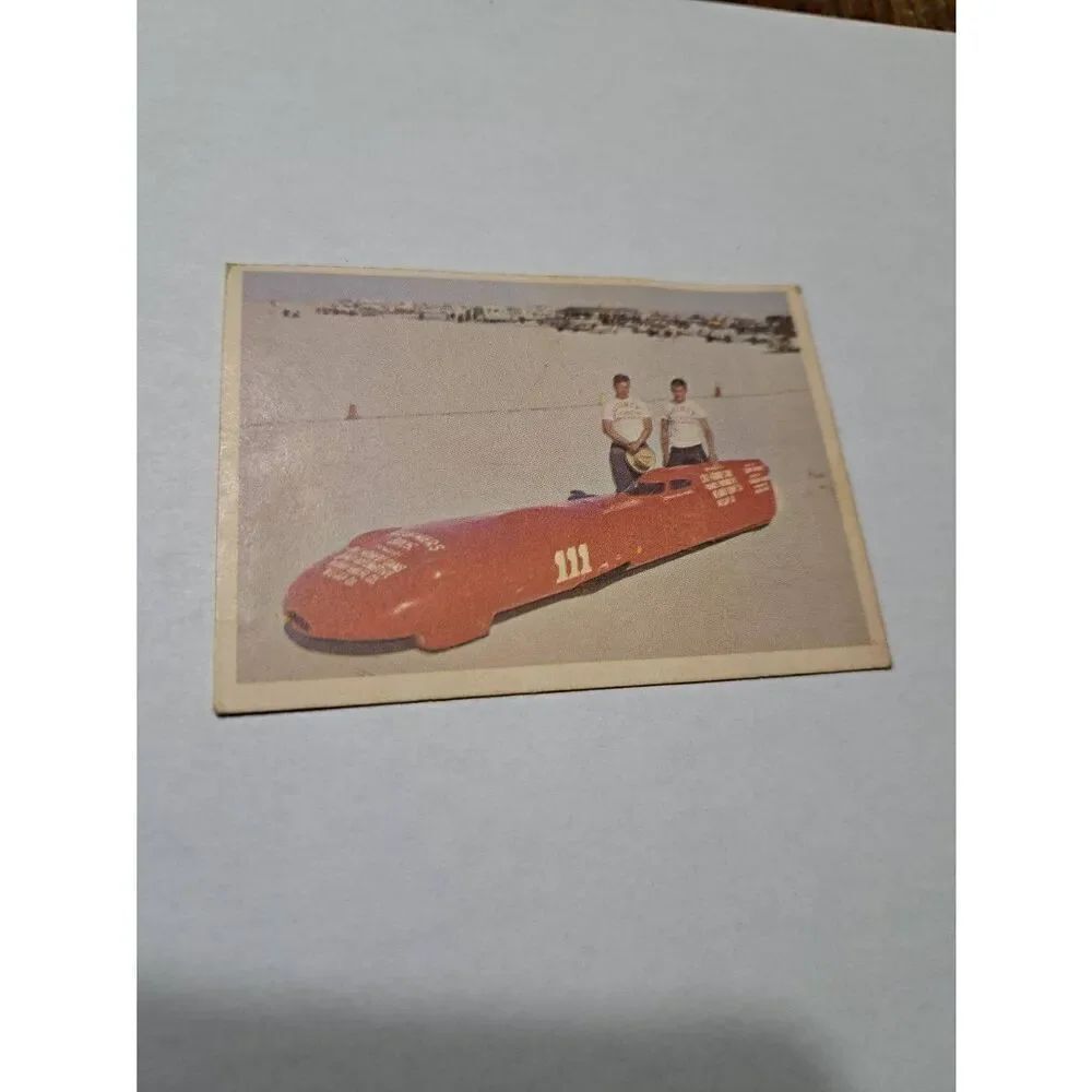 Vintage 1965 Hot Rod Magazine Trading Card #9 Bob Bill Summers Spec Sheet Card